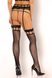 Stockings with a belt with lace Cofashion Morisan, Black, S, M, S/M