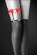 Гартер на ногу, сексуальная подвязка с сердечком Bijoux Pour Toi - WITH HEART AND SPIKES  SO2224 фото 2