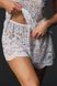 Delicate lace set tank top and shorts Anais Arianna, White, 2XL, 3XL, 2XL/3XL