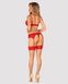 Комплект с поясом Obsessive Ingridia garter belt set Красный XS/S 100412 фото 4
