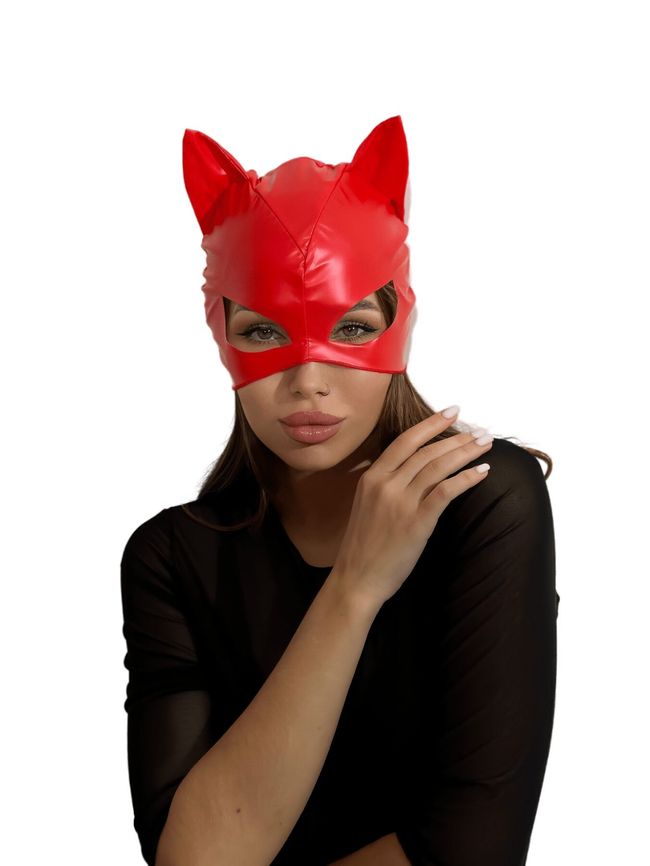 Лакированная маска D&A Кошка SO7517 фото
