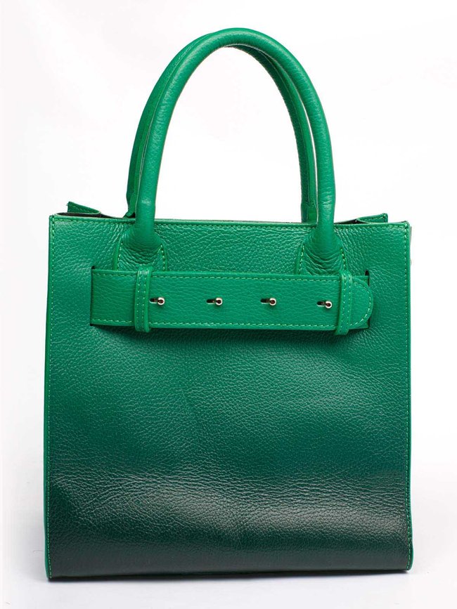 Деловая кожаная сумка Amelie Pelletteria 11364 11364_green фото