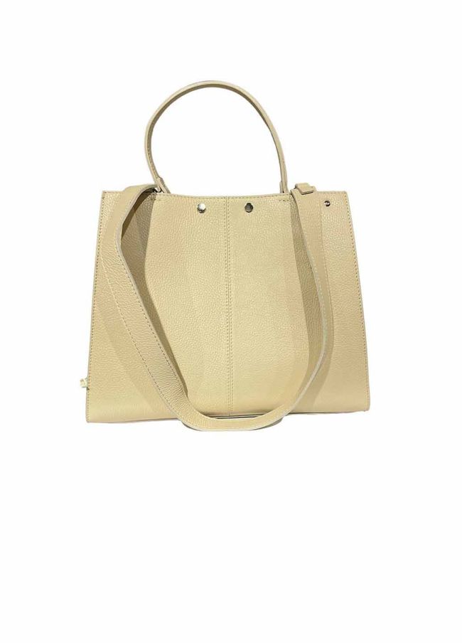 Кожаная женская сумка Italian Bags 11817 Бежевая 11817_beige фото