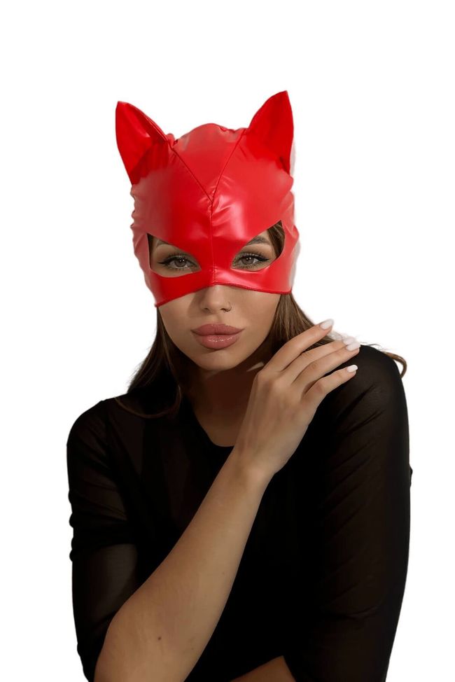Лакированная маска D&A Кошка SO7517 фото
