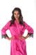 Женский атласный халат Anais Frivolie long robe Малиновый XS 99086 фото 3