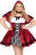 Эротический костюм Красной шапочки Leg Avenue Gothic Red Riding Hood Красно-бело-черный 1X/2X (XL/2XL) SO9126 фото 1