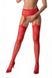 Bodystocking tights Passion S029 One Size Red