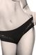 Seamless slip panties with lace Julimex Kiss Black M