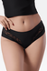 Seamless slip panties with lace Julimex Kiss Black M