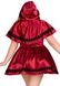 Erotic costume of Little Red Riding Hood Leg Avenue Gothic Red Riding Hood Red-white-black 1X/2X (XL/2XL)