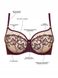 Bra soft with cup Samanta Perla A143, Баклажан, 90D