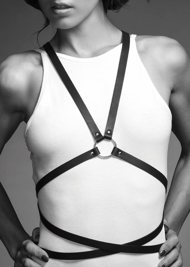 Портупея з екошкіри Bijoux Indiscrets Maze – Multi-Way Body Harness SO5914-SO-T фото