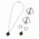 LOCKINK Nipple Clamps with Heavy Pendant, серый, ONE SIZE, ONE SIZE