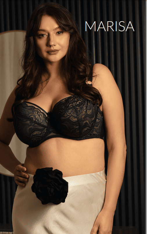 Ewa Bien Marcia B171 Soft Cup Bra, Black, 75I