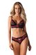 Lace set Obsessive Tulia set Black-raspberry S/M