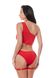 Anais Kora One Shoulder Bodysuit Red 2XL/3XL