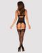Сітчастий ефектний корсет Obsessive Glandez corset 100400 фото 4