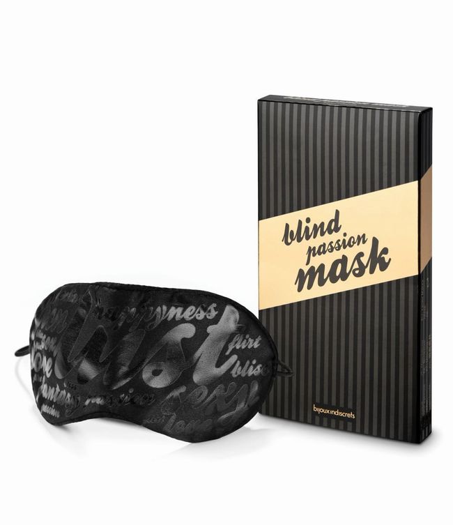 Маска нежная на глаза в подарочной упаковке Bijoux Indiscrets - Blind Passion Mask SO2327 фото