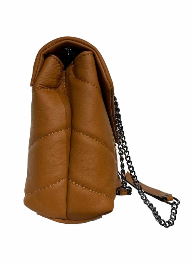 Стильна сумка крос-боді з ланцюжком Italian Bags 11932 11932_cuoio фото