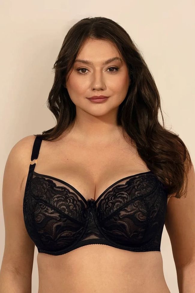 Ewa Bien Marcia B171 Soft Cup Bra, Black, 75I