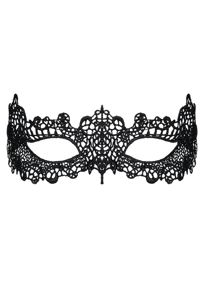 Lace Eye Mask Obsessive A701, Black, ONE SIZE, ONE SIZE