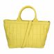 Большая кожаная сумка шоппер Italian Bags san0084 san0084_yellow фото 4