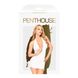 Penthouse Earth-Shaker Thong Mini Dress White S/M