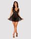 Пеньюар Obsessive Idillia babydoll Черный S/M 81329 фото 5