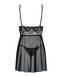 Peignoir Obsessive Idyllia babydoll Black S/M