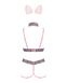 Сексуальный костюм кошечки Obsessive Catriny Розово-черный L/XL 96010 фото 5