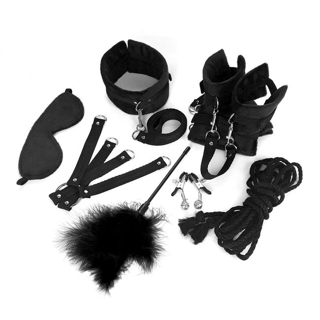 BDSM Set Art of Sex Soft Touch BDSM Set 9 items, Black