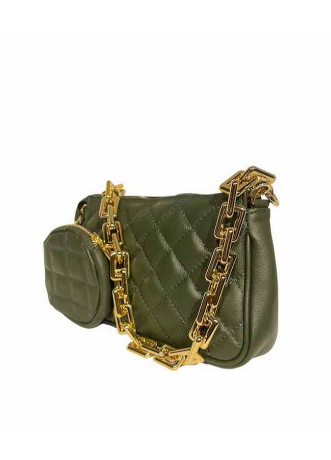 Сумка кожана на плечо Italian Bags 11718 11718_green фото