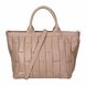 Большая кожаная сумка шоппер Italian Bags san0084 san0084_taupe фото 4