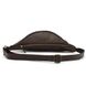 Кожаная сумка на пояс с передним карманом из натуральной кожи TARWA 30351, Коричневый