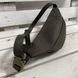 Кожаная сумка на пояс с передним карманом из натуральной кожи TARWA 30351, Коричневый