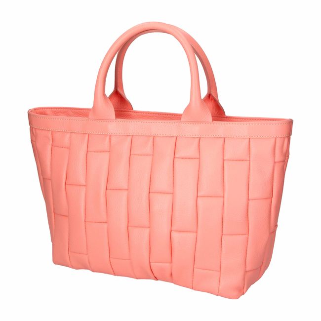 Велика шкіряна сумка шоппер Italian Bags san0084 san0084_corale фото