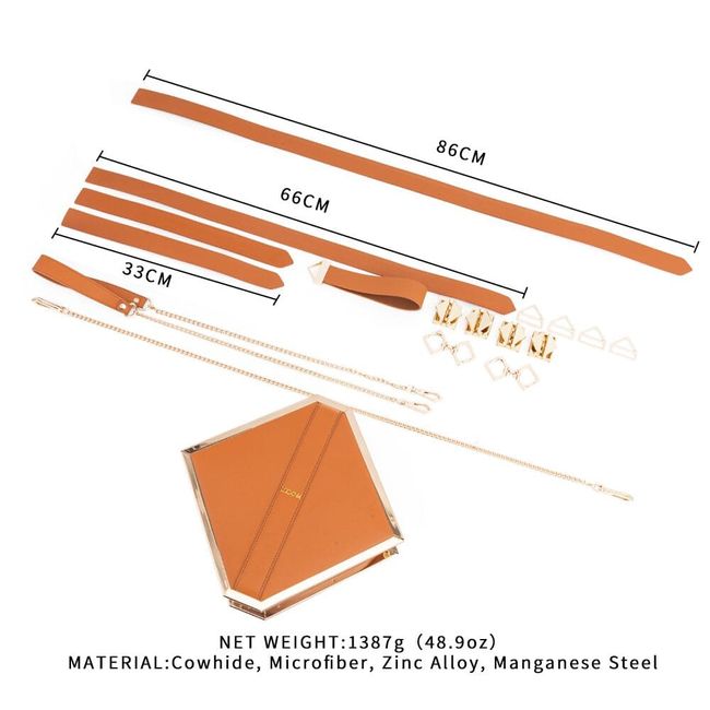 Сумка LOCKINK Mysterious Square Kink Bag Черная SX0843 фото