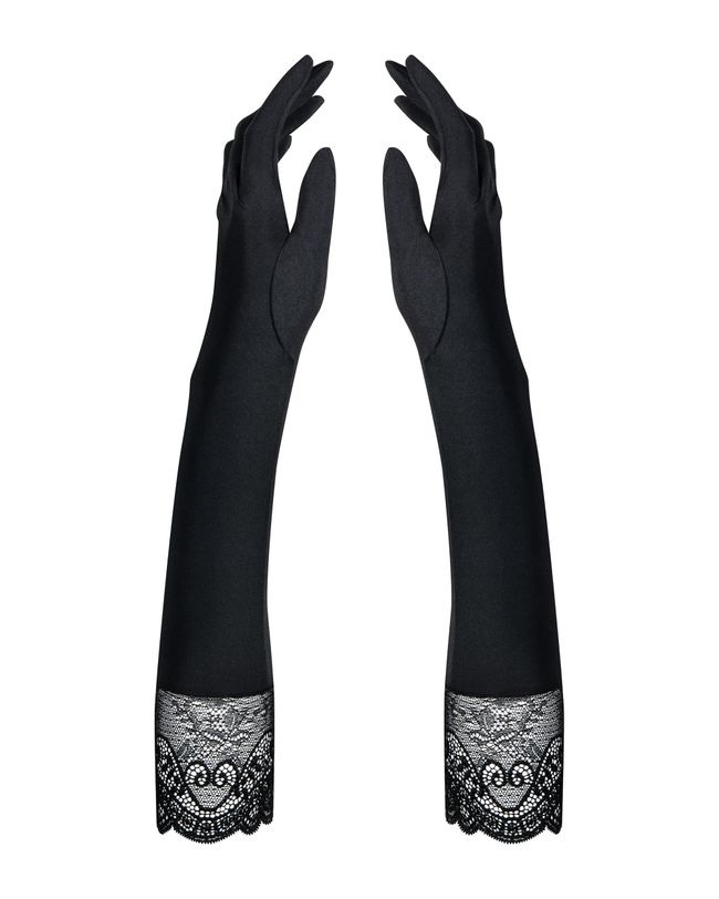 Сексуальні довгі рукавички Obsessive Miamor 63608 фото