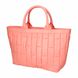 Велика шкіряна сумка шоппер Italian Bags san0084 san0084_corale фото 2