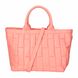 Велика шкіряна сумка шоппер Italian Bags san0084 san0084_corale фото 4