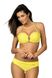 Separate swimsuit Marko Adaline 384-1 Yellow XL