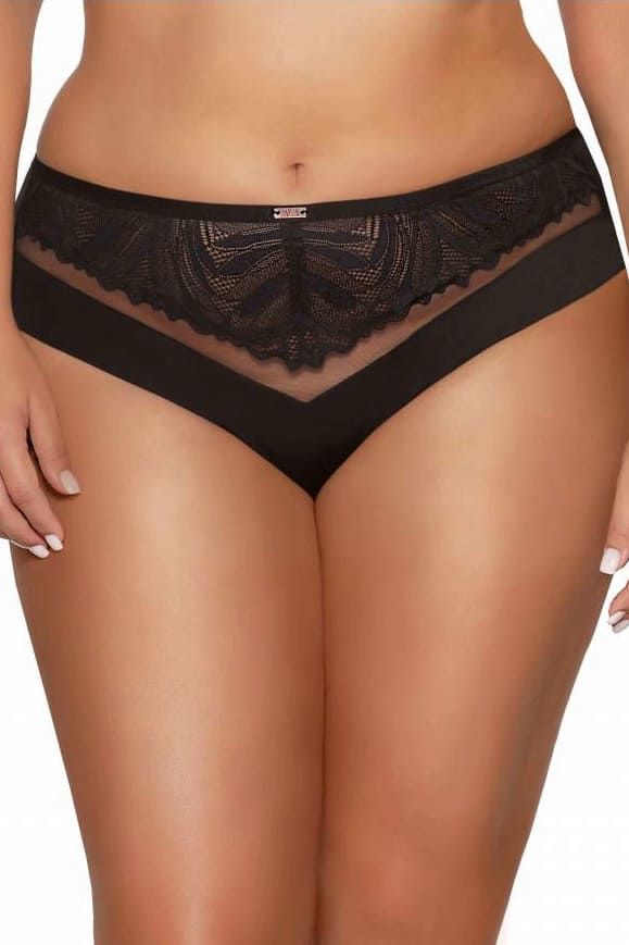 Slip panties Ava Yasemin AV 2105, Black, 2XL