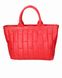 Большая кожаная сумка шоппер Italian Bags san0084 san0084_red фото 1