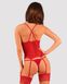 Прозрачный корсет Obsessive Lacelove corset Красный XL/2XL 99193 фото 2