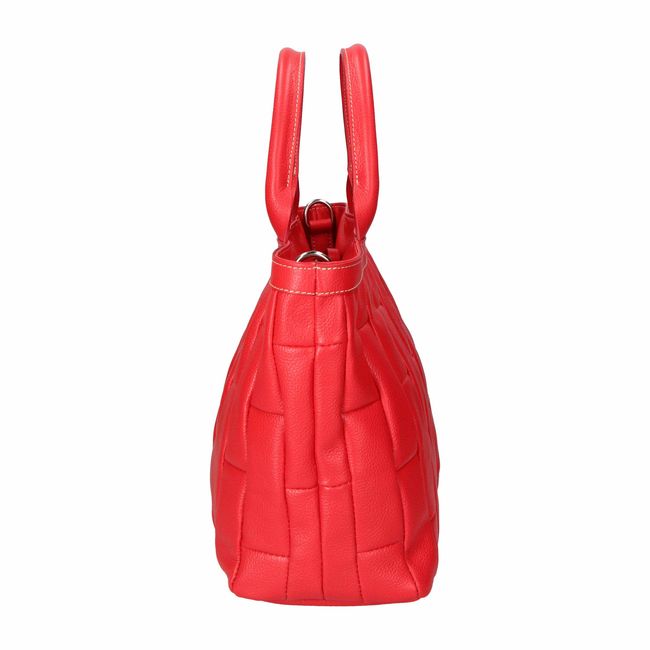 Велика шкіряна сумка шоппер Italian Bags san0084 san0084_red фото