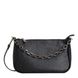 Handbag with chain Firenze Italy F-IT-9833A Black