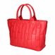 Большая кожаная сумка шоппер Italian Bags san0084 san0084_red фото 2