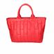 Большая кожаная сумка шоппер Italian Bags san0084 san0084_red фото 6