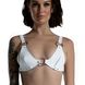 Bra Leather Feral Feelings Bikini Top, White, ONE SIZE, ONE SIZE