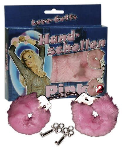 Металеві наручники з хутром Orion HandschellenLove Cuffs 61325254210000 фото